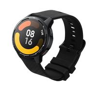 kwmobile Strap Compatible with Xiaomi Watch S4/S4 Sport/S3/S2/Watch S1 Active/Redmi Watch 5 Active Strap - TPU Silicone Band with Carbon Pattern - Black