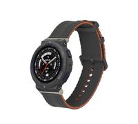 kwmobile Strap for Amazfit Active Edge (A2212) Watch Strap - Silicone Replacement Watch Band - Black/Orange