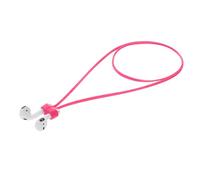 kwmobile Strap for Apple Airpods 1/2 / 3/4 / Pro 1 / Airpods Pro 2 Earbud Neck Strap - Magnetic Silicone Ear Bud Holder - Anti-Loss Neck Band for Wireless Earbuds - Pink