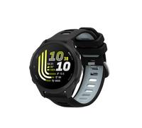 kwmobile Strap for Garmin Forerunner 170 / Forerunner 70 Watch Strap - Silicone Replacement Watch Band - Grey/Black