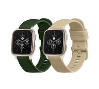 kwmobile Strap for Garmin Venu Sq 2 Music/Sq 2 / Vivoactive 6 / Vivoactive 5 Watch Strap - Silicone Replacement Watch Band