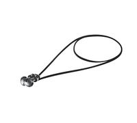kwmobile Strap for Samsung Galaxy Buds 3 / Soundcore P20i / Wave Beam Earbud Neck Strap - Magnetic Silicone Ear Bud Holder - Anti-Loss Neck Band for Wireless Earbuds - Black