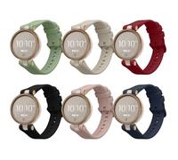 kwmobile Strap Set compatible with Garmin Lily Sport Straps - 6x TPU Silicone Replacement Wristband - Multicolor