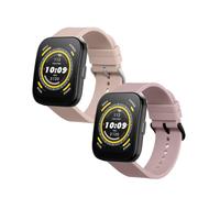 kwmobile Straps for Huami 22mm Amazfit Bip 6 / Bip 5 Unity/Bip 5 / GTS 3 / Balance 2 / Helio Strap Straps - 2x Replacement Silicone Watch Bands - Smartwatch or Fitness Tracker