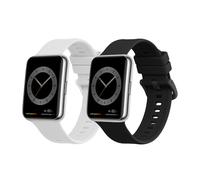 kwmobile Straps for Huawei Watch Fit 2 Straps - 2x Replacement Silicone Watch Bands - Smartwatch or Fitness Tracker