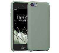 kwmobile TPU Silicone Case Compatible with Apple iPod Touch 6G / 7G (6th and 7th Generation) - Case Soft Flexible Protective Cover - Rainwashed Green