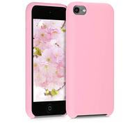 kwmobile TPU Silicone Case Compatible with Apple iPod Touch 6G / 7G (6th and 7th Generation) - Case Soft Flexible Protective Cover - Light Pink