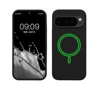 kwmobile TPU Silicone Case Compatible with Google Pixel 10 / Pixel 10 Pro - Case Magnetic Cover - Compatible with MagSafe - Black