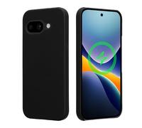 kwmobile Ultra Slim Case Compatible with Google Pixel 9a Case - Smartphone Cover Compatible with MagSafe - Black