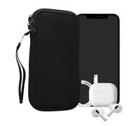 kwmobile Universal Phone Pouch Size XL - 6.7/6.8" - Neoprene Smartphone Pouch with Zip - Water-Repellent Mobile Phone Case - Sleeve in Black