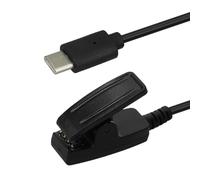 kwmobile USB-C Smart Watch Charger Cord for Garmin vivomove Trend/Lily/Forerunner 35/30 / 735XT - Smart Watch Charger USB-C Cable - Black