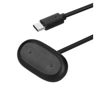 kwmobile USB-C Smart Watch Charger Cord for Google Fitbit Air - Smart Watch Charger USB-C Cable - Black