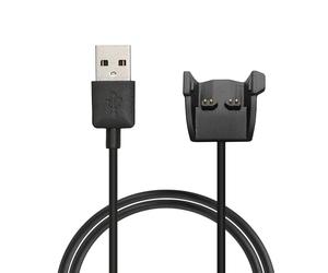 kwmobile USB Cable Charger Compatible with Garmin Vivosmart HR Plus/Approach X40 Cable - Charging Cord for Smart Watch - Black