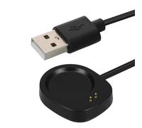 kwmobile USB Cable Charger Compatible with Huami Amazfit Balance A2286 / Balance 2 A2429 / T-Rex 3 / Helio Strap Cable - Charging Cord for Smart Watch - Black