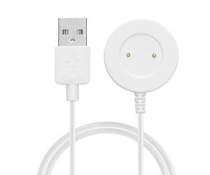 kwmobile USB Cable Charger Compatible with Huawei Watch GT/Watch GT2 / Honor Magic Watch 2 Cable - Charging Cord for Smart Watch - White