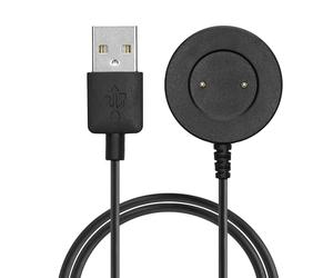 kwmobile USB Cable Charger Compatible with Huawei Watch GT/Watch GT2 / Honor Magic Watch 2 Cable - Charging Cord for Smart Watch - Black