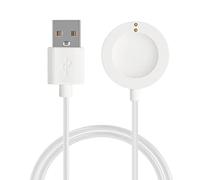 kwmobile USB Cable Charger Compatible with Michael Kors GEN 6 / GEN 5e / GEN 5 / GEN 4 Watch/Skagen Falster 2 Cable - Charging Cord for Smart Watch - White