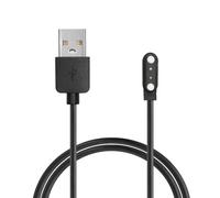 kwmobile USB Cable Charger Compatible with Nerunsa P66D / NiUFFiT P66 / Ddidbi P66D / IDW19 / IDW13/ IDW15 Cable - Charging Cord for Smart Watch - Black