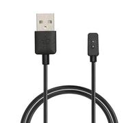 kwmobile USB Cable Charger Compatible with Xiaomi Mi Band 10 / Band 9/8 / 8Pro / Redmi Watch 3 Active Cable - Charging Cord for Smart Watch - Black