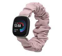 kwmobile Watch Strap Compatible with Fitbit Versa 4 / Sense 2 / Versa 3 / Sense Scrunchie Watch Band - 13-16 cm