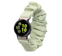 kwmobile Watch Strap Compatible with Garmin vivoactive 6 / vivoactive 5 / active 5 - Pastel Green Scrunchie Watch Band - 14-19 cm