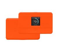 kwmobile WiFi Router Case Compatible with TP Link M7350 4G Cover - Silicone Portable Hotspot Case Orange