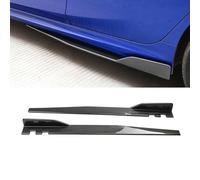 KWNNUETG Side Skirts for VW Caddy 2004 2005 2006 2007 2008 2009 2010 2011 2012 2013 2014 2015 2016 2017 2018 2019 2020, 2 Pcs Side Skirt Extension Anti Collision Car Accessories,bright carbon fibre