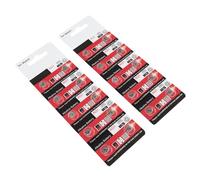 kwoifioy 10 / 20Pieces AG1 / LR621 Coin Cell Batteries, Long Last 1.5V Button Battery Alkaline Cell for Watches Small Electronics Computer Clock Battery
