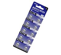 kwoifioy 10 Pieces LR721 Alkaline Button Batteries 1.5V Capacity Replacement AG11/D361/D362 for Various Electronic Devices LED Light Button Cell