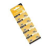 kwoifioy 10pcs/sheet AG4 LR626 Button Cell Batteries 1.5V Alkaline Long Time Power Supply for Toy Remote Controls Calculators Watch Battery Replacement