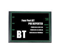 kwoifioy 90W Powerful POE Extender 1 Input 4 Output with 350M Transmission for Networking Cameras and Powerful Poe Elongator