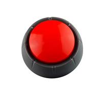 kwoifioy BS Sound Button Illuminated Loudspeaker Button Dishonesty Alarm Button Key For Pranks And Brand Promotion Event Props