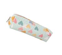 kwoifioy Cartoon Leather Pencil Case Water Resistant Pencils Pouches Large Pens Organiser Bag for School Office Travel Essential PU Leather Pencil Case for Students