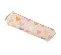 kwoifioy Cartoon Leather Pencil Case Water Resistant Pencils Pouches Large Pens Organiser Bag for School Office Travel Essential PU Leather Pencil Case for Students