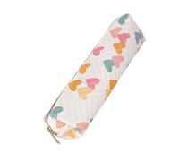 kwoifioy Cartoon Leather Pencil Case Water Resistant Pencils Pouches Large Pens Organiser Bag for School Office Travel Essential PU Leather Pencil Case for Students
