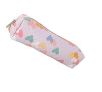 kwoifioy Cartoon Leather Pencil Case Water Resistant Pencils Pouches Large Pens Organiser Bag for School Office Travel Essential PU Leather Pencil Case for Students