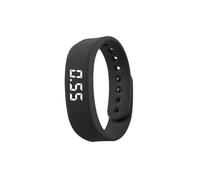 kwoifioy Casual Fit Sleep Observer Quiet Beating Alarm Step Meter Music Control Weather Updates Round Display For Light Slumberers Adults Step Meter Calorie Observer Intelligent Bangle