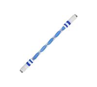 kwoifioy Clear Acrylic Glowing Spinner Pen Decompressive Rotating Unable to Write for Students Mental Workers Office Staff Light Up