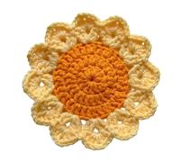kwoifioy Hand Crocheted Coasters Set Multipurpose Mats for Cups and Mugs with Delicate Pattern and Excellent Heat Resistance Crochet Coasters Collection Various Designs