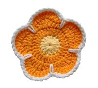 kwoifioy Hand Crocheted Coasters Set Multipurpose Mats for Cups and Mugs with Delicate Pattern and Excellent Heat Resistance Crochet Coasters Collection Various Designs