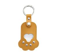 kwoifioy Pet Furs Storage Container Dog Hair Keepsakes Keychains Memorial Lockets Loss Memorial Accessory Unique Paws Charm for Furs Keepsakes Creativity
