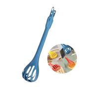 kwoifioy Safe ABS 2 in 1 Eggs Whisk and Serving Tongs Ergonomic Handle Multifunctional Handheld Beater Blenders Clip Whisk Bread Clip
