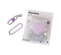 kwoifioy Stylish Clear PVC Photo Storage Book 16 Page 2inch Size Travel Essential For Polaroids Cards Stickers Collection Sticker Book For K