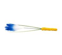 kwoifioy Teasing Toy Interactive Tail Grass Dog Long Poles Teasing Stick Bites Resistant Cats Sound Toy Pet Supply Fun and Engaging Cats