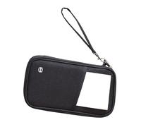 kwoifioy Thin Travel Essential Pouches Holder Wallet Document With Card Oxford Fabric Cover For Men Passport Case