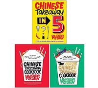 Kwoklyn Wan Collection 3 Books Set (Chinese Takeaway in 5, Chinese Takeaway Cookbook, The Veggie Chinese Takeaway Cookbook)