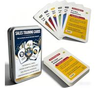 KWOLYKIM Waterproof Marketing Master Deck | 30 Sales Training Cards for Strategy Building, Lead Generation & Conversion Boost | Professional Marketing Tools for Teams, Role-Playing & Skill Practice