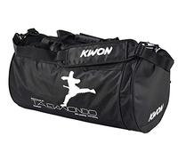 KWON 5016006 Taekwondo Sports Bag 48 x 24cm Black