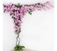 KWPHGLQA Cherry Blossom Tree - Stunning Artificial Indoor/Outdoor Decor for Wedding & Party Ceremony - Hanging Silk Flowers Garland