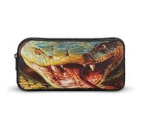 KWQDOZF Angry Snake Simple Pencil Case Large 22 * 12 * 5cm
